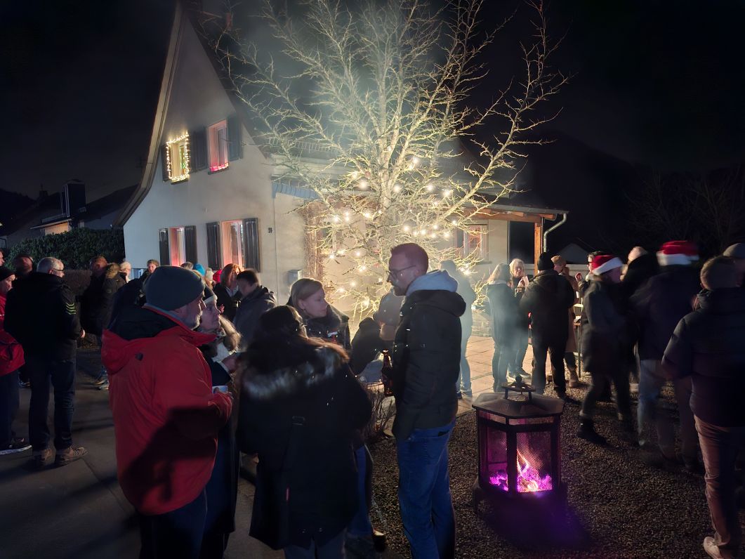 16. Dezember: Bei Roswitha und Thomas in der Bergstraße